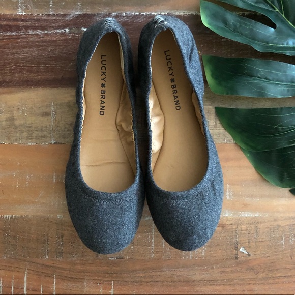 Lucky Brand Shoes - Lucky Brand Gray Ballet Flats Size 7 Lucky Brand Shoes - Lucky Brand Gray Ballet Flats Size 7